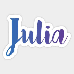 Julia Sticker